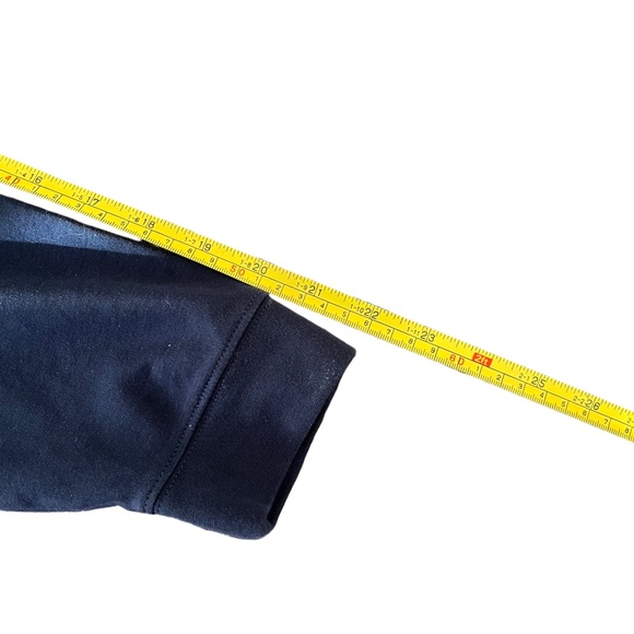 LL Bean Men's Long Sleeve Turtleneck Shirt Size M Blue Traditional Fit Cotton - Picture 6 of 6